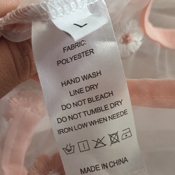 Pet Wedding Tulle Dress, Detachable Floral Dog Gown Large - Picture 8 of 8